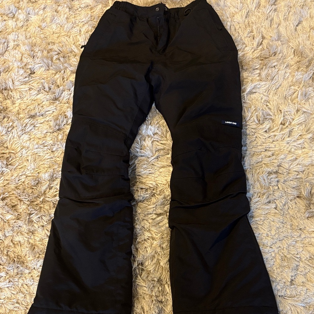 Lands' End Black Winter Pants